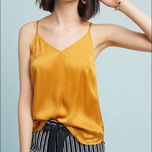 Brand new 100% silk Anthropologie V neck Cami